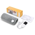 Gray electric heating pad with digital controller, EU plug and gift box for neck and back - 10-Level Heating Pad 30*60cm / US Plug