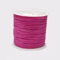 Magenta 0.8mm nylon cord roll for DIY handmade jewelry and braided crafts - Color 105 Fuchsia