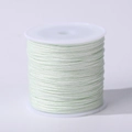 0.8mm mint green nylon cord spool for DIY jewelry making and handmade weaving - Light Lake Blue