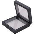 Classic black square 3D floating film jewelry display box for necklace storage - 49#T0017B Jewelry Box 9*9