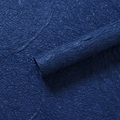Handmade stone-texture gift wrapping paper with deep blue pleated crinkle layers - 60x60cm (5 Sheets) / Klein Blue