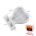 Stampo in silicone a forma di cuore per cornici in resina con supporto per fai da te epossidico - Cornice a Cuore - Grande