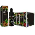 10ml Cinnamon essential oil set with amber glass dropper bottle and botanical art packaging - RH-33 New Cinnamon / 10ml