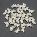 Translucent butterfly gradient glass beads with pearlescent finish for DIY jewelry - Crystal Yellow