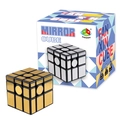 Golden mirror speed cube by Fanxin with professional reflective finish and metallic luster - FX7739 3x3 Mirror Cube / Mirror Gold