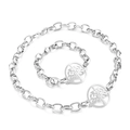 Set gioielli Albero della Vita in argento con collana con ciondolo e bracciale a catena - Set Albero della Vita Argento (KS137149-Z)