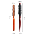 Piccole spazzole rotonde da 2,5 cm e 2,6 cm per dare volume e piega ai capelli - Set di spazzole in alluminio 16#