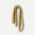 Bufanda de punto grueso beige para mujer con textura tejida gruesa y diseño de lana - 180x5cm / Amarillo Ganso