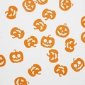 Orange pumpkin confetti sequins for Halloween party decoration on a white background - Orange Pumpkin Style 2