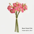 Artificial Persian Buttercup bridal bouquet in dusty pink, 26cm tall for wedding decor - Height approx 26cm / Dusty Pink