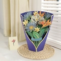 3D pop-up greeting card featuring a vibrant paper bouquet with bird of paradise flowers - Bird of Paradise