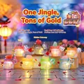 Coffret mystère veilleuse sac de fortune Sanrio lumineuse pour cadeau festif - Série Veilleuse de Fortune à Clochettes (A105) / Un au Hasard