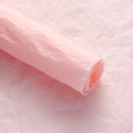 Pink stone-textured wrapping paper roll for floral bouquets and gift packaging - Xuenai Paper / 53*53cm (5 Sheets/Pack) / Floral Pink