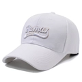 Cappellino da baseball bianco con ricamo Ramax 3D e texture in mesh traspirante - Bianco