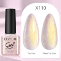 LILY'CUTE 7ml glitter pink purple gel nail polish in glossy and matte finishes - Glitter Mauve (110)