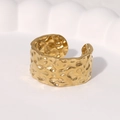 Gold Hammered Irregular Style (JR403-G7)