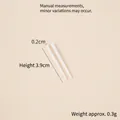 Miniature white chopsticks for dollhouse kitchen DIY set, 3.9cm length craft tool - 3.9cm White Chopsticks 1 Pair