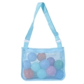 Pure Blue Single Shoulder Mesh Bag 20*25*8cm