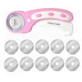 1 Handle + 10 Blades Pink