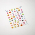 3D cute animal matte nail art stickers with panda and koala designs M-129 - Cartoon Animal Style (M-129)