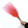 55cm artificial pampas grass in pink for Boho style home and wedding decoration - 53-55cm / Pink White Gradient