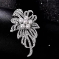 708-silver Flower