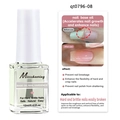 Macro detail of 12ml nail growth strengthener bottle and usage instruction card - C2 Nail Growth Base (For Hard/Brittle Nails)