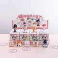 Cartoon cat crystal series blind box set featuring various resin kittens and gemstones - A032 Meow Little Bean 8pcs / Full Set