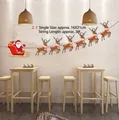 Cartoon Santa Claus and reindeer Christmas bunting banner, model Z-7, 3 meters long - Z7-Sleigh Santa Style