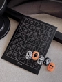 Ghost themed Halloween nail stickers in black and white finish, model YT 39 style - Ghost Style (YT39)