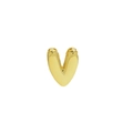 18k gold plated brass teardrop letter pendant necklace with December birthstone - Gold Letter V Pendant