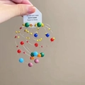 15# Multicolore (925 Sterling Silver Earring Post)