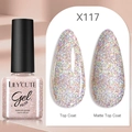 LILY'CUTE 7ml glitter gel polish X117 in shiny and matte finish effect - Bright Glitter (117)