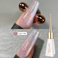 XEIJAYI Cat Eye Gel Polish 05# glittery light pink purple UV LED soak off nail gel 10ml - Summer Ice Cat Eye 05
