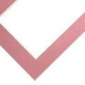 Pink cardboard frame mat with textured surface and professional 45-degree bevel cut - Pink (textured)