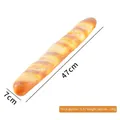 Ρεαλιστικό μοντέλο τεχνητής μπαγκέτας PU 47cm για διακόσμηση αρτοποιείου και αξεσουάρ λήψεων - Μπαγκέτα με ζάχαρη
