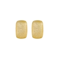 Pendientes rectangulares de plata S925 con acabado mate dorado y diseño geométrico - Rectangular / Oro de 18K