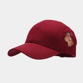 Detalle de gorra de béisbol burdeos con apliques de mariposa y visera curva moda - Ajustable / Burdeos