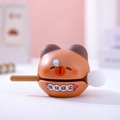 Brown panda mahjong table figurine with stable mood text and matte finish decor - 3043 Bear Night Light