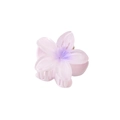 Sweet 4cm cherry blossom hair claw with purple and pink gradient resin flower design - 4cm / Light Purple