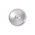 Silver metal brooch button featuring a round scales pattern with radial texture finish - Silver Style (QHXZ1483)