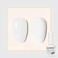 Glossy and matte white glitter gel nail polish G066 in 7.5ml soak-off UV LED bottle - White Glitter (066)