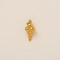 18K gold plated stainless steel ice cream cone pendant charm for DIY jewelry making - Ice Cream
