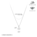 Dettagli della collana di perle in argento 925 con zircone 5A e misure esatte - Argento