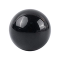 Polished natural black obsidian sphere crystal ball for home and office feng shui decor - 40mm / Obsidian