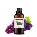 100ml organic grape seed oil in amber glass bottle for hair face and body care - Grape Seed Oil 100ml