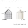 Moule silicone DIY pour boîte de rangement maison et socle lampe décorative - Base de maison