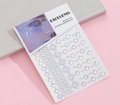 Iridescent facial gem stickers and 3D nail art rhinestones in multi-size shapes - MX-55 Iridescent Mix