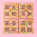 Cute Capybara PET waterproof sticker gift box set with 100 sheets of cartoon DIY stickers - SZ-332 Capybara Theme 96 Sheets