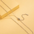 Elegant silver stainless steel link chain necklace with lobster clasp for women - O-link Chain (40+5cm) / Silver